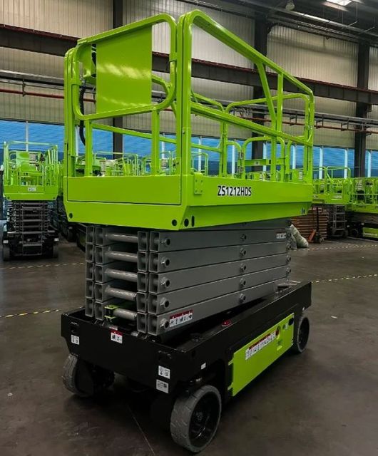 Scissor Lift ZS1212HDS-Li Lithium Battery Aerial Work Platform Factory Price