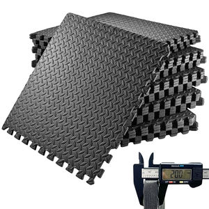 Tapis de sol en mousse EVA emboîtable de qualité supérieure, écologiques, haute densité, pour salle de sport, fitness à domicile, antichoc, imperméables et antidérapants (12/20 pièces) - Product Image 1