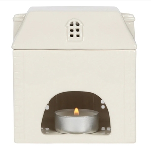 Vente en gros de brûleur à mazout en céramique pour décoration de maison en forme de <span class=keywords><strong>village</strong></span> chauffe-cire pour la maison, la fête et le mariage - Product Image 4