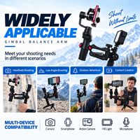 Pièces usinées CNC en aluminium Ayberk, accessoires pour cardan de drone, composants de bras mécanique de robot, service de fraisage et tournage CNC sur mesure