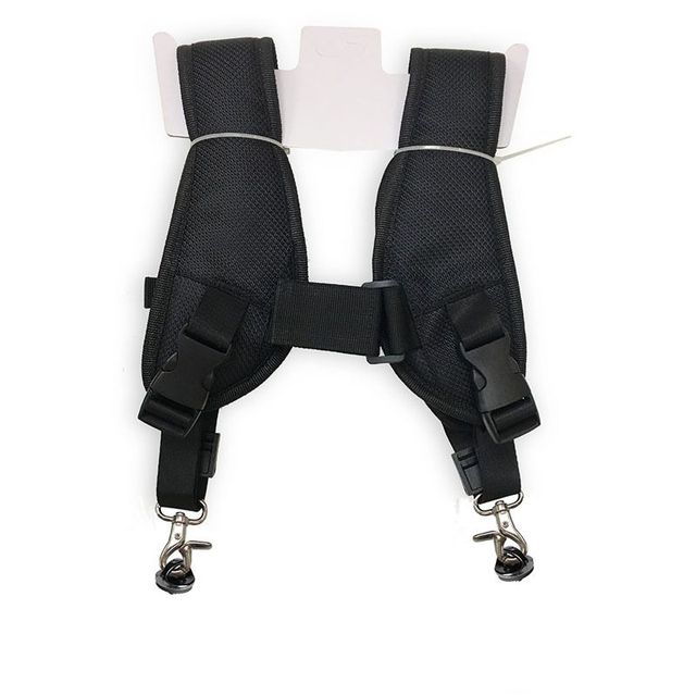 Breathable Double Camera Strap Double Dual Shoulder Sling Belt Quick Release Adjustable Dual Camera Strap for Canon Nikon Sony