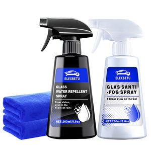 Kit de pulvérisation anti-buée imperméable - Ensemble de protection contre la pluie automobile et de dégivrage de pare-brise 260 ml sans résidus - Product Image 1