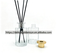 Bouteille diffuseur de parfum en verre cristallin de style Instagram, grande capacité, vide, pour la maison et la décoration de voiture