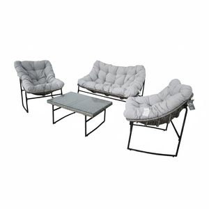 Ensemble de canapés en polyrotin PRSF-CTM de 4 pièces - Durable et écologique pour une utilisation moderne dans les bureaux, les hôtels et les salons - Product Image 1