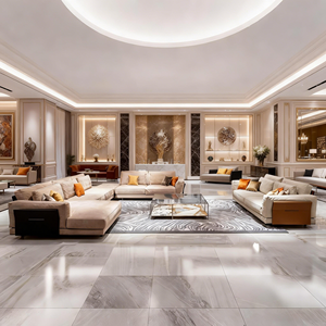 Italian Luxury Living Room Furniture Leather Sectional <strong>Sofa</strong> Modern Luxury <strong>Sofa</strong> Set Furniture Living Room <strong>L</strong> Shape Sectional <strong>Sofa</strong> - Product Image 2