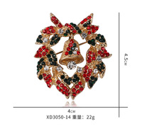 XILIANGFEIZI Nouvelle Broche en Alliage Arbre de Noël, Accessoire pour Manteau et Pull, Épingle de Corsage pour Fêtes, Mariages, Fiançailles