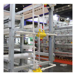 A Type 3 Layers Steel Structure Large Scale <strong>Broiler</strong> Breeding Chicken Battery <strong>Cage</strong> for Poultry Shed - Product Image 6
