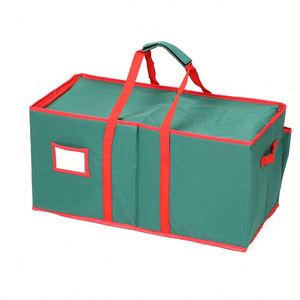 Nouvelle conception de décoration en tissu, boîtes de rangement pour 128 boules, organisateur de boules de Noël pliable, boîte de rangement - Product Image 4