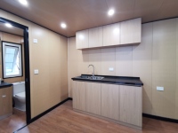 Conteneur en verre insonorisé de luxe populaire de 20 pieds maisons cabine Apple maison préfabriquée tente de camping appartement