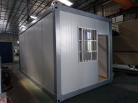 Maison de conteneur à double couche à structure en acier léger portable et détachable Maison modulaire à assemblage rapide