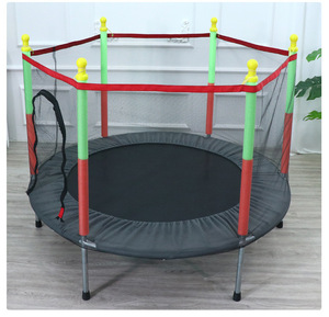 Trampolín Redondo Infantil para Interiores, Parque de Fitness, Trampolín para Bebés, Color Rosa, Trampolín Infantil para Interiores y Exteriores - Product Image 2