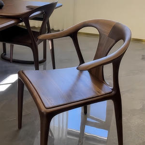 Silla <span class=keywords><strong>de</strong></span> Comedor <span class=keywords><strong>de</strong></span> Madera <span class=keywords><strong>de</strong></span> Fresno con Diseño <span class=keywords><strong>de</strong></span> Lengüeta <span class=keywords><strong>de</strong></span> <span class=keywords><strong>Pato</strong></span> y Encaje Mortise-Tenon, Estilo Nórdico para Uso en el Hogar y la Oficina - Product Image 4