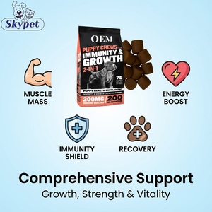 Complément alimentaire pour chiens maigres, <span class=keywords><strong>gain</strong></span> de poids, musculation, gommes à mâcher riches en protéines, OEM/ODM, prix d'usine - Product Image 5