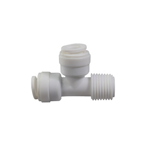 Conector para Purificador de Agua, Conexión en T con Rosca Externa 1'', 7544, Accesorio para Tubería PE, para Piezas de Filtro de Agua - Product Image 4