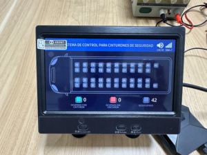 Capteur de pression d'occupation des sièges de bus avec haut-parleur à message vocal, ceinture de sécurité, boucle de ceinture de sécurité - Product Image 2