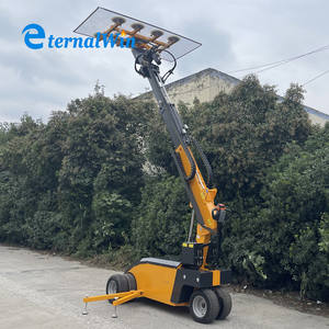 Chariot mobile électrique à gros pneus pour vitrage, tout-terrain, robot <span class=keywords><strong>manipulateur</strong></span> de chargement avec certification CE - Product Image 4
