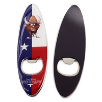 Ouvre-bouteille magnétique en feuille de plage porte-clés planche de surf ouvre-bouteille Support porte-clés Logo personnalisé gouttes ouvre-planche de surf
