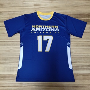 Jersey Sepak Bola Sublimasi Custom 100% Polyester, Kaos Sepak Bola Cetak, Seragam Tim, Bernapas, Cepat Kering, Pria Wanita Remaja OEM - Product Image 6