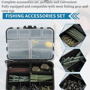 217 pièces vente chaude Kit de plate-forme de pêche à la <span class=keywords><strong>carpe</strong></span> européenne avec flotteur Anti-fond méthode de pêche accessoires de canne à pêche pour la pêche à la <span class=keywords><strong>carpe</strong></span> sauvage - Product Image 4