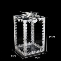 Boîte cadeau en PVC transparent à expédition rapide pour fleurs, bonbons, crème pour les yeux, blush, poudre libre - Boîte à gâteau en plastique polyvalente