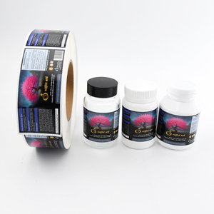 Étiquettes autocollantes personnalisées imperméables pour produits médicaux, étiquettes en rouleau pour compléments vitaminiques, pour l'emballage des bouteilles - Product Image 2