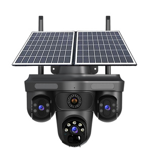 กล้องวงจรปิดไร้สายระบบโซลาร์เซลล์ 12MP 3PTZ ตรวจจับความเคลื่อนไหวด้วย AI ติดตามบุคคล รองรับ Wifi  มุมมองกว้าง ระบบเสียงสองทาง กล้องวงจรปิด 4G - Product Image 6