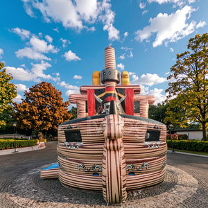 Toboganes de Agua Inflables para Patio de Juegos, Tobogán de Barco Pirata Inflable, Castillo Hinchable Combinado para Niños, para <span class=keywords><strong>Alquiler</strong></span> Comercial - Product Image 2