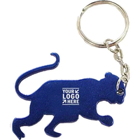Porte-clés ouvre-bouteille en forme de singe imprimé, logo personnalisé, cadeaux promotionnels personnalisés, cadeaux d'entreprise, souvenirs d'entreprise