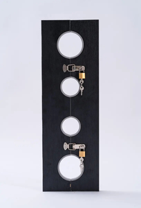 Equipo Sexual Multifuncional, Grilletes <span class=keywords><strong>de</strong></span> Madera para Manos y <span class=keywords><strong>Pies</strong></span> con Ajuste Cómodo para Parejas, Entrenamiento BDSM - Product Image 6