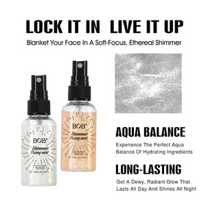 Brume fixante Bob Shimmer 50ml, spray fixateur, finition de maquillage longue durée, tous types de peau - Product Image 5