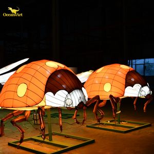 Linternas de Tela de Seda Tradicionales Chinas Grandes para Exteriores, Luces LED para Año Nuevo, Diwali, Acción de Gracias, Impermeables, para Fiestas - Product Image 6