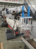 Granulateur industriel à vis simple POKS 100-150 kg/h pour le recyclage de films plastiques MLLDPE, machine à fabriquer des granulés à faible consommation d'énergie