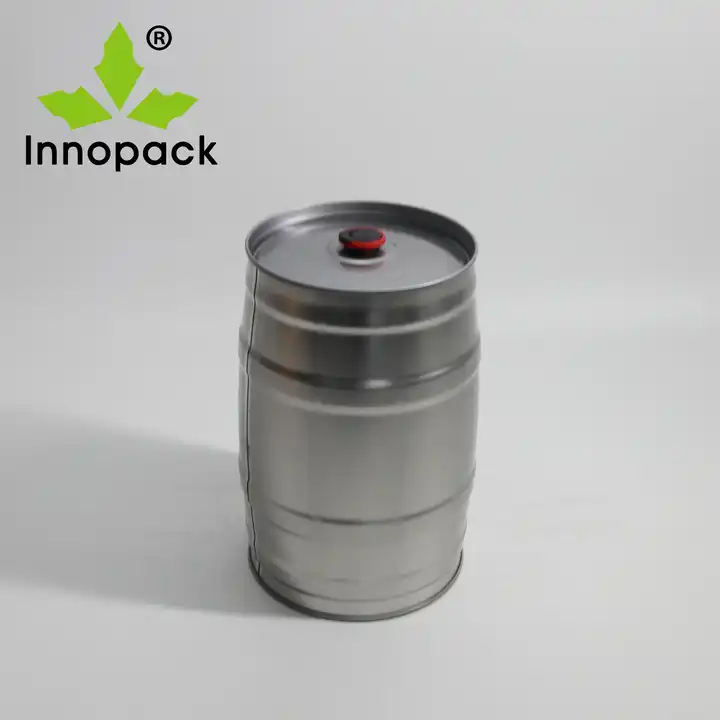 imprimé métal fût bière 5 litres avec robinet et fermeture à vendre
