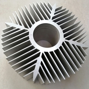 Circulaire <span class=keywords><strong>rond</strong></span> tournesol dissipateur de chaleur radiateur radiateur fabricants <span class=keywords><strong>profilé</strong></span> en <span class=keywords><strong>aluminium</strong></span> extrudé personnalisé série 6000 6063 - Product Image 4