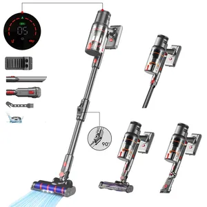 9000PA nuevo <span class=keywords><strong>tipo</strong></span> LED faro inalámbrico <span class=keywords><strong>escoba</strong></span> eléctrica <span class=keywords><strong>aspiradora</strong></span> filtro HEPA sin bolsa para uso doméstico y Hotel con enchufe de EE. UU. - Product Image 6