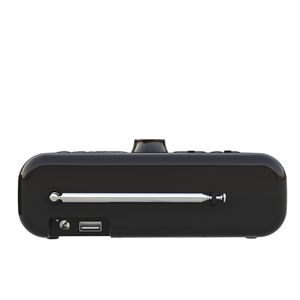 Xách tay retro LED hiển thị cạnh giường ngủ đồng hồ báo thức đài phát thanh với BT Loa FM đồng hồ Đài phát thanh - Product Image 3