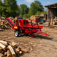 Machine de traitement du bois de chauffage sûre et adaptée à un usage domestique, traitement multifonctionnel du bois de chauffage avec certificat CE EPA