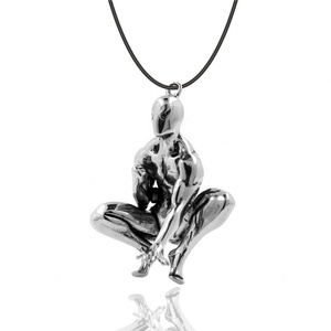 Colliers et pendentifs Spiderman en acier inoxydable, bijoux en gros, finition hautement polie, style européen - Product Image 1