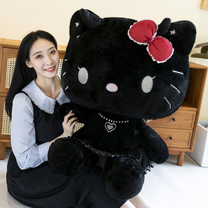 Peluche a Forma di Gatto Angelo e Diavolo, Giocattoli Morbidissimi, Cuscini da Letto, Imbottitura in Cotone PP, Decorazioni per la Casa, Regali per Bambini - Product Image 4