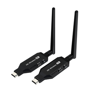 2025 mục mới 50m không có độ trễ cho HDMI không dây máy phát và máy thu <span class=keywords><strong>Kit</strong></span> 1080P 4K Video hiển thị cho PC nhựa với bộ chuyển đổi - Product Image 1