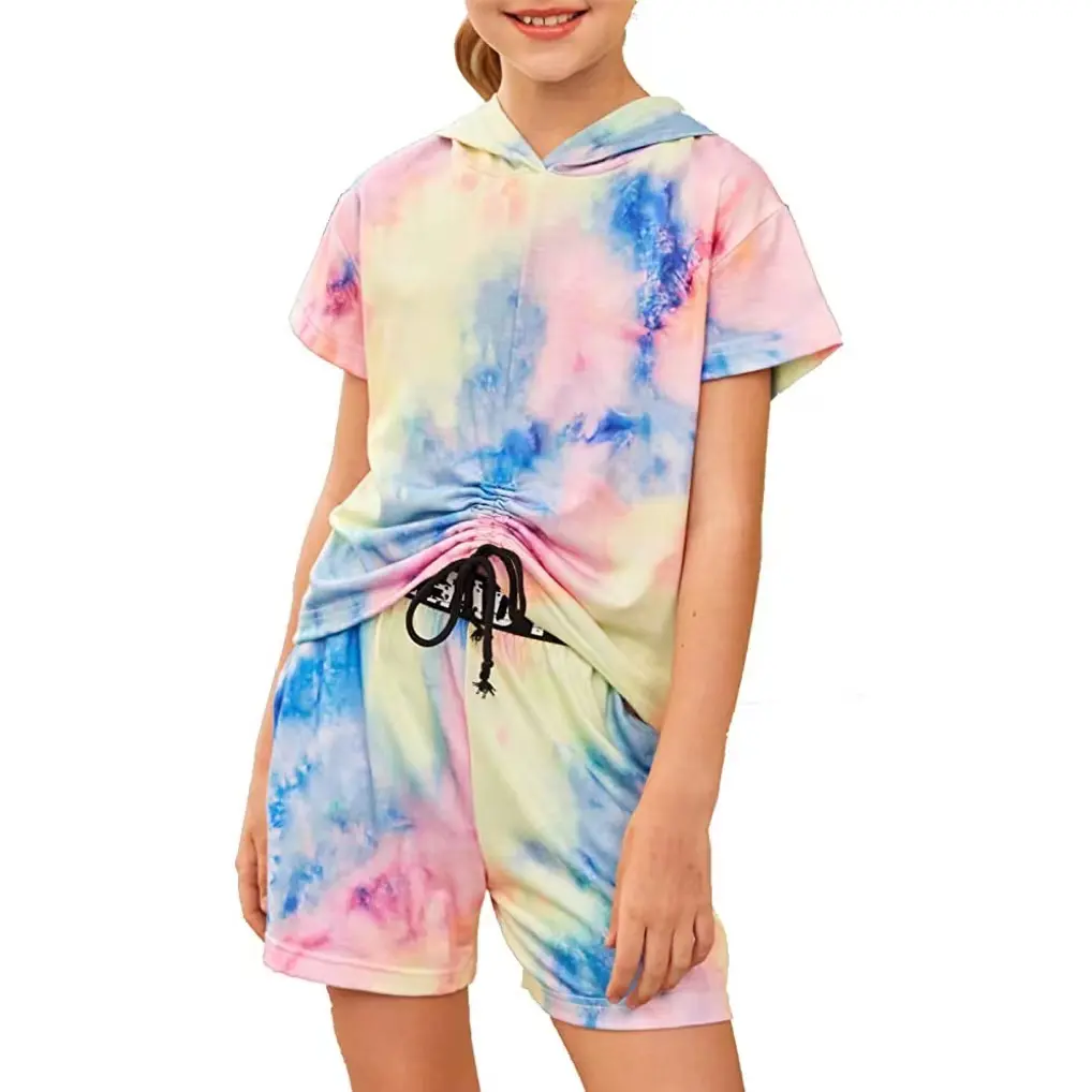 Conjuntos de roupas infantis boutique para meninas de 12 anos fornecem camisetas ODM