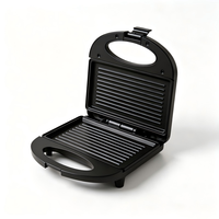 Machine à sandwichs 3-en-1 avec plateau de cuisson détachable, machine à sandwichs 4-en-1, moule à gâteau, appareil de cuisson électrique pour le petit-déjeuner – Offre Spéciale