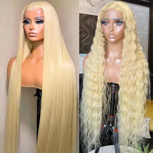 Bone Straight Vietnam Hd Lace Frontal Wig Human Hair Brazilian 26 Inches 200 Density 613 Full Lace Human Hair Wig With Baby Hair