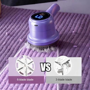 Éliminateur de bouloches électrique rechargeable USB avec lames en acier inoxydable et dispositif d'aspiration pour pulls et vêtements - Product Image 4