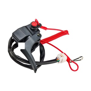 KG-083 越野车拇指加速器，易于安装，带红色安全绳，耐磨防滑设计 - Product Image 1