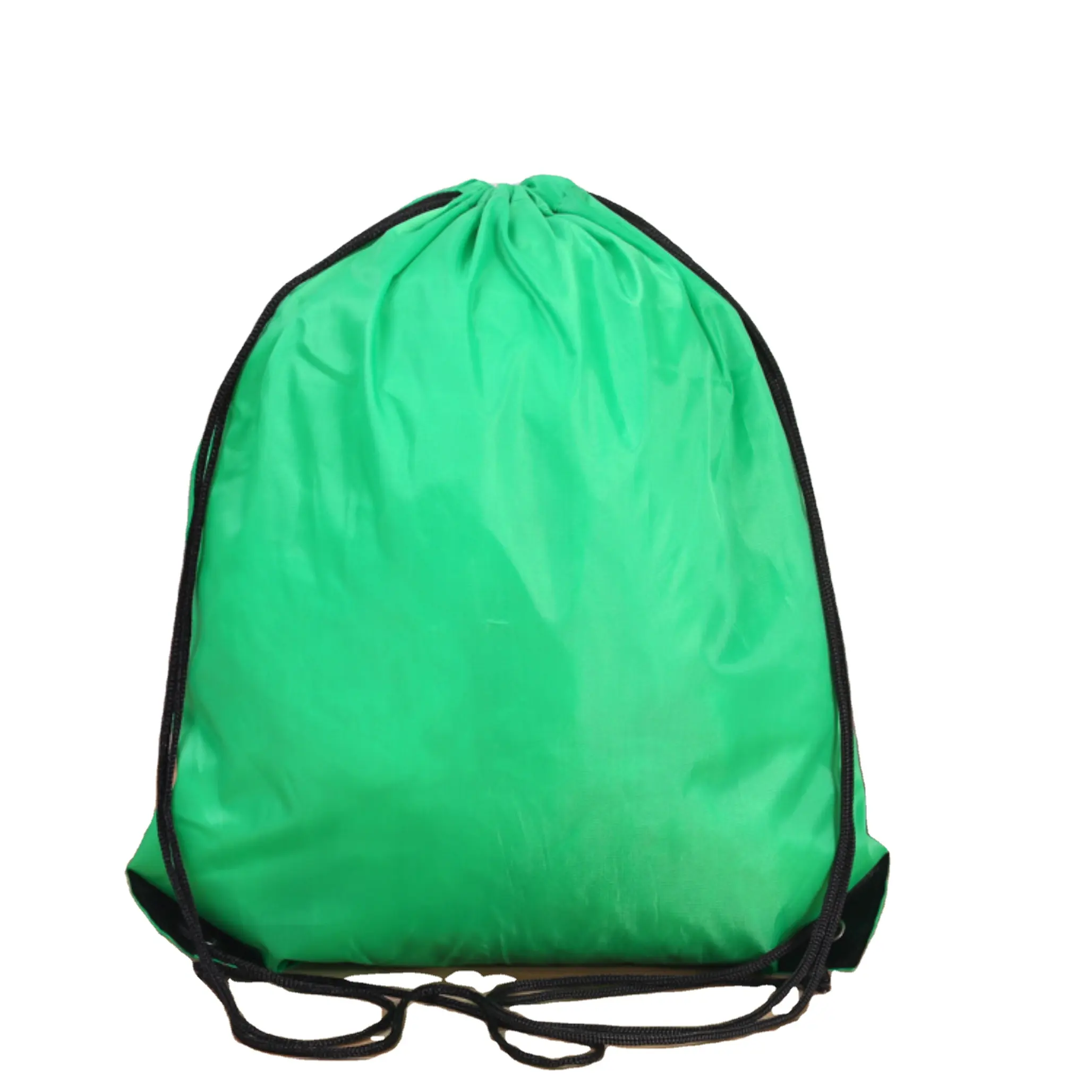 Spor naylon büzgü ipli çanta promosyon toz geçirmez açık özel Logo baskılı ucuz seyahat özelleştirilmiş su geçirmez seyahat çantası