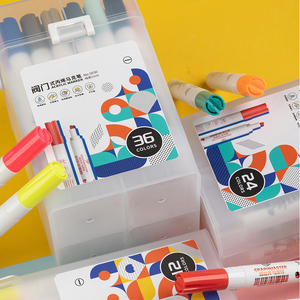 Marcadores de Pintura Acrílica con Tinta a Base de Agua Bview Art 2025, 24 Colores, <span class=keywords><strong>para</strong></span> <span class=keywords><strong>Porcelana</strong></span> - Product Image 5
