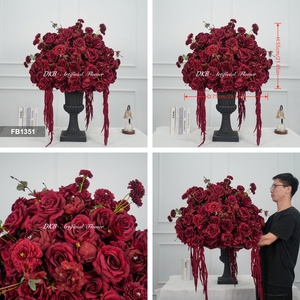 Eco-friendly Silk flower ball Wedding Decoration Rose <b>Artificial</b> Flower Ball for Birthday Party home decor - Product Image 2