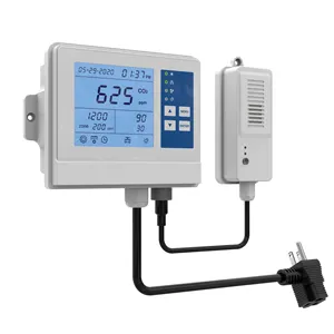 Muur Vaste Air Kwaliteit Hydrocultuur Co2 Monitor Kooldioxide Remote Co2 Controller Met Foto Sensor, Co2 Controller Kas