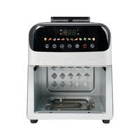 Friteuse à air numérique intelligente avec logo personnalisé OEM, 100% métal, écran tactile, multifonctionnelle, pour la cuisine à domicile